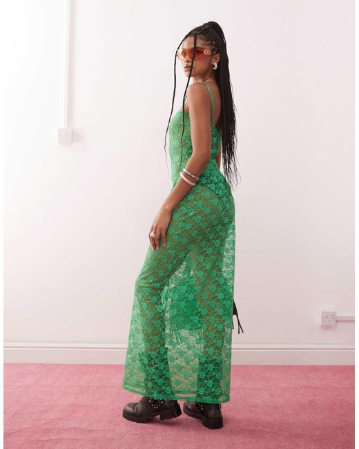 slim fit dress slacks Green One Shoulder Dress | Women's Clothing and Accessories main image 0