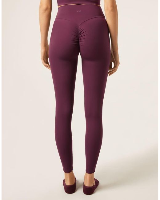 Calzedonia Purple Scrunch Sculpt Leggings