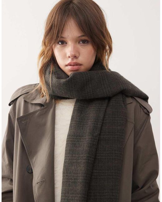 Weekday Gray Premium Oversized Scarf