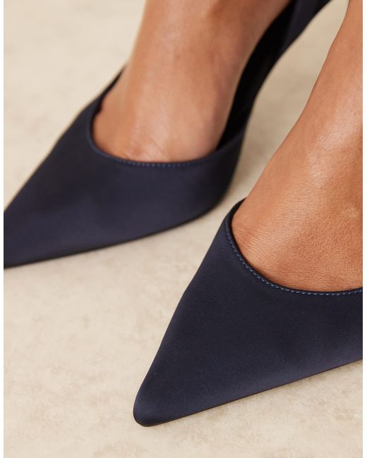 ASOS Blue – polar d'orsay – slingback-schuhe
