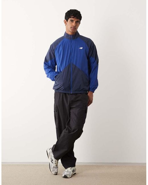 New Balance Blue Sport Legacy Jacket for men