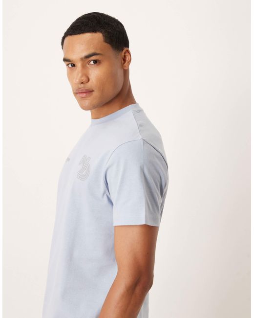 ASOS White T-shirt With High Build Text Graphic for men