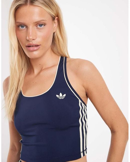 Adidas Originals Blue Adidas Originals Sport Tank Top