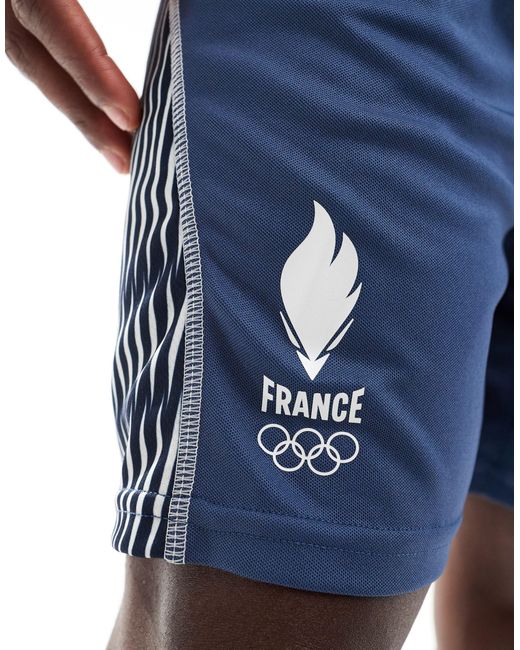 Equipe de france paris 2024 - short Le Coq Sportif pour homme en coloris Blue