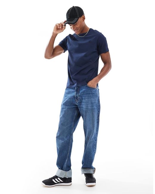 Fred Perry Blue T-Shirt for men