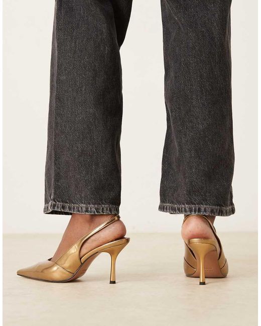 Zapatos Destalonados De Tacón De Aguja Sabrina De ASOS de color Multicolor