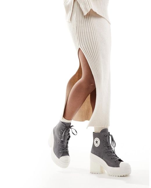 Chuck 70 De Luxe Hi Heel di Converse in White
