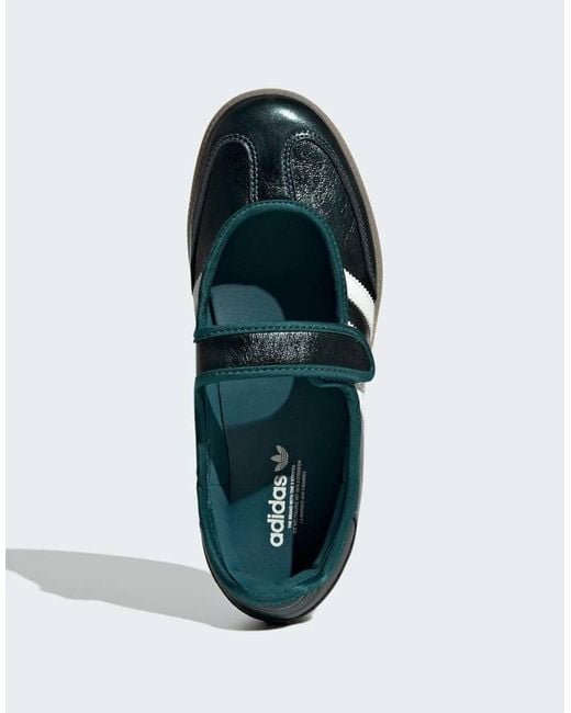 Adidas Originals Blue Samba Mary Jane Flats