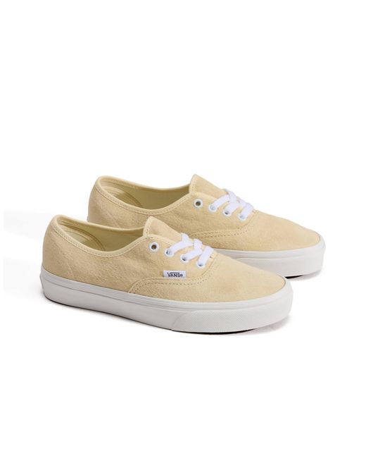 Authentic - baskets - beige clair Vans en coloris White