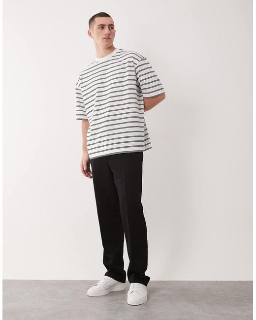 ASOS Black Essentials 2 Pack Oversized T-shirts for men