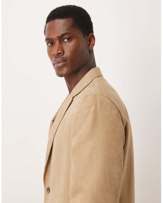 ASOS Natural Regular Blazer for men