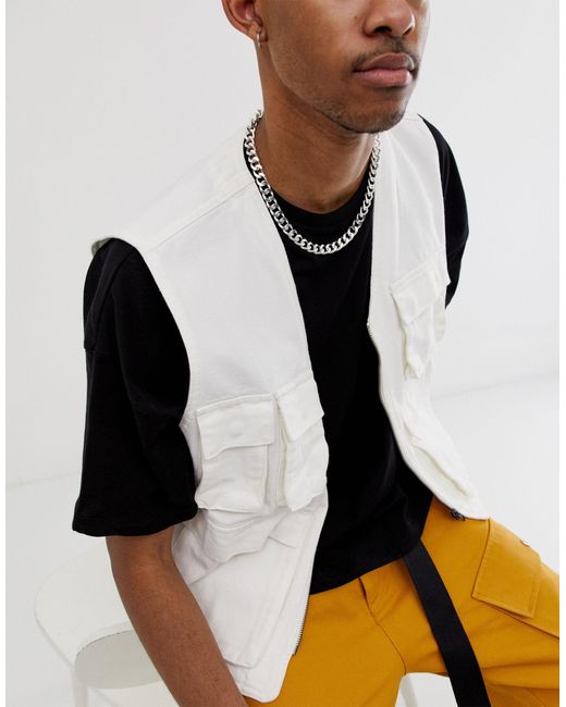 ASOS Short Chunky Chain in Silver 