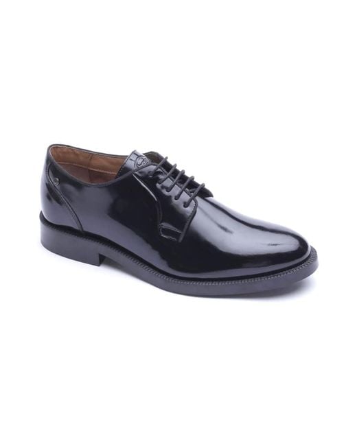 Base London Black Luca Lace Up Shoe for men
