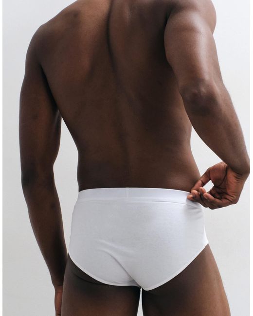 ASOS – 2er-pack e slips in Brown für Herren