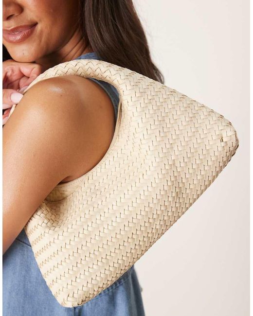 Borsa A Mano Neutra di Mango in Blue