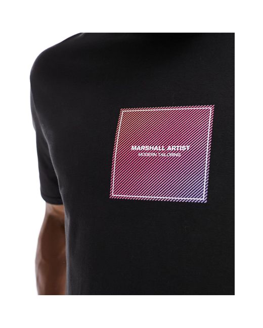 Marshall Artist Black Box Logo T-shirt for men