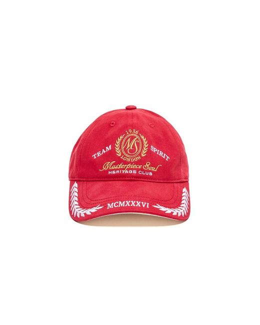 Bershka Red Embroide Cap for men