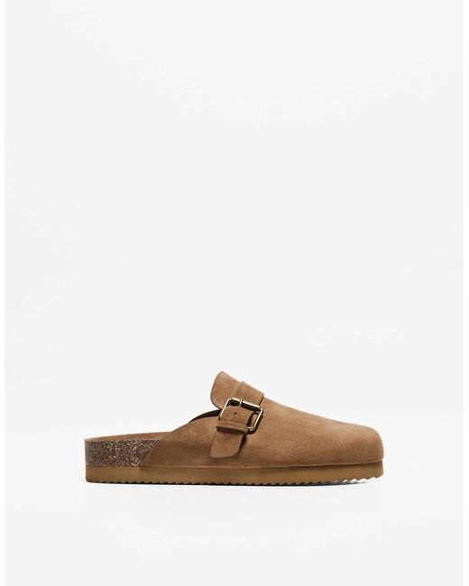 Bershka – clogs in Brown für Herren