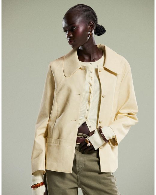 Veste en similicuir - beurre Ghospell en coloris Natural