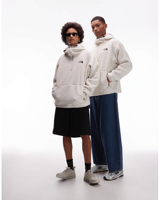 The North Face Gray – dirus – kapuzenpullover aus fleece
