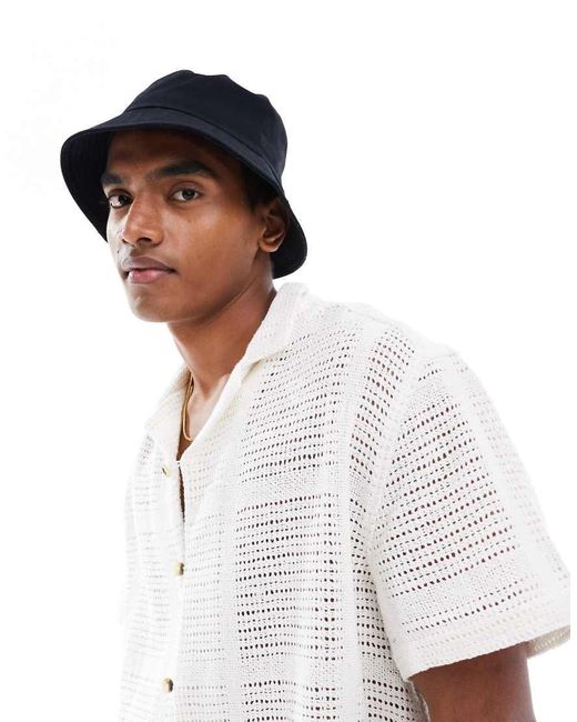 ASOS Blue Bucket Hat for men