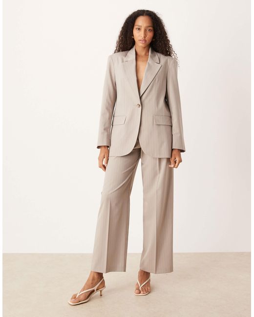 ASOS Natural – relaxed-fit-blazer
