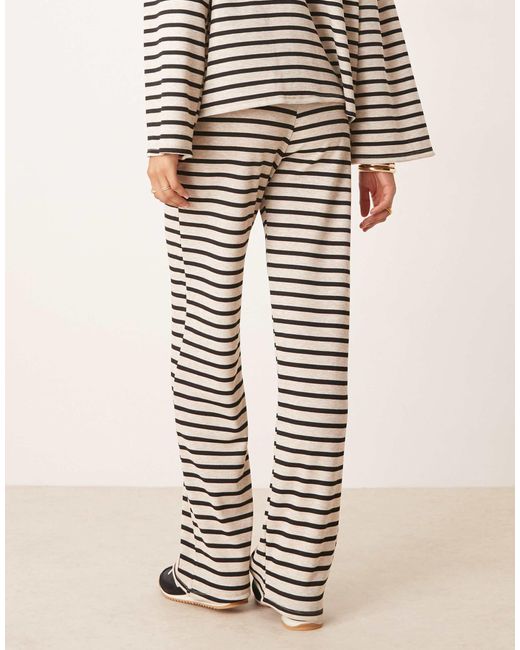 ASOS Natural Waffle Flare Trouser Co-Ord