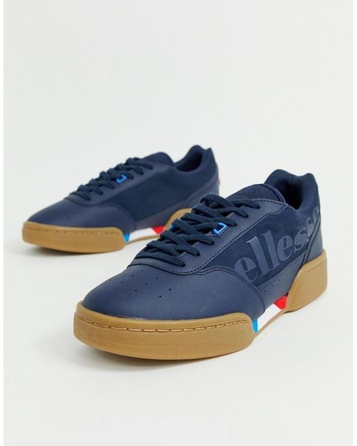 Ellesse Piacentino Chunky Trainers Navy in Blue for Men | Lyst