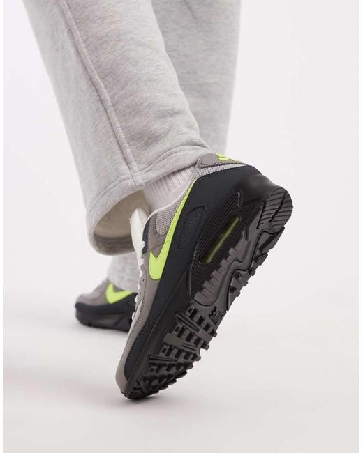 Nike Gray Air Max 90 Trainers for men