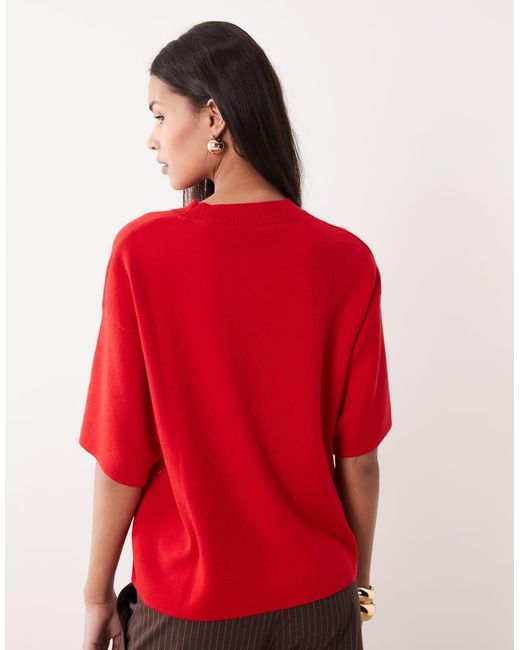 Top di Mango in Red