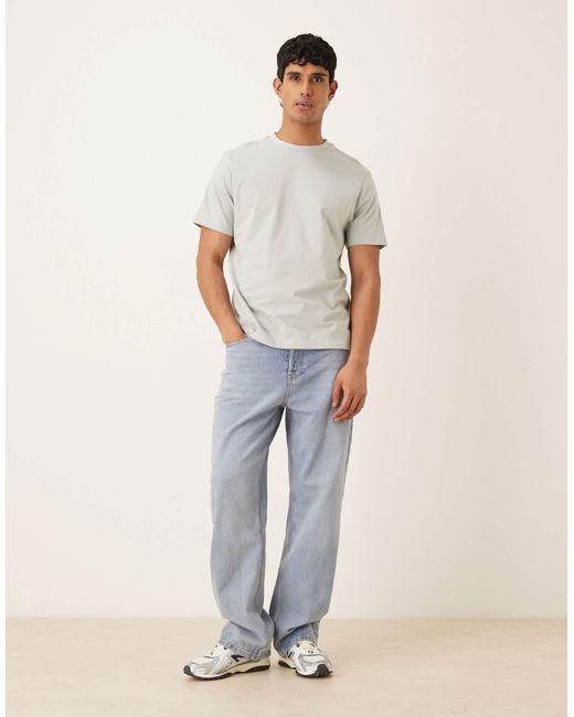 ASOS – 2er-pack basic-t-shirts in White für Herren