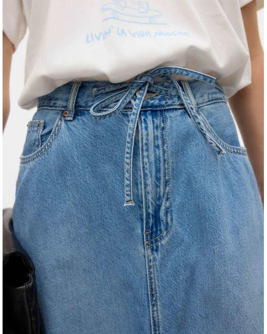 Vero Moda Blue Denim Skirt