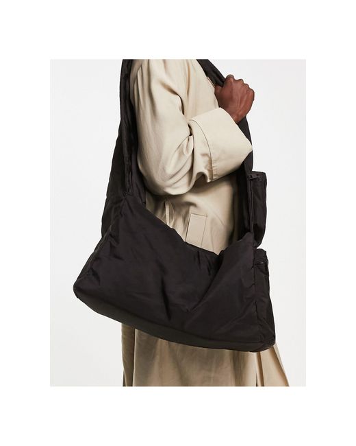 Mango Black Utility Shoulder Bag