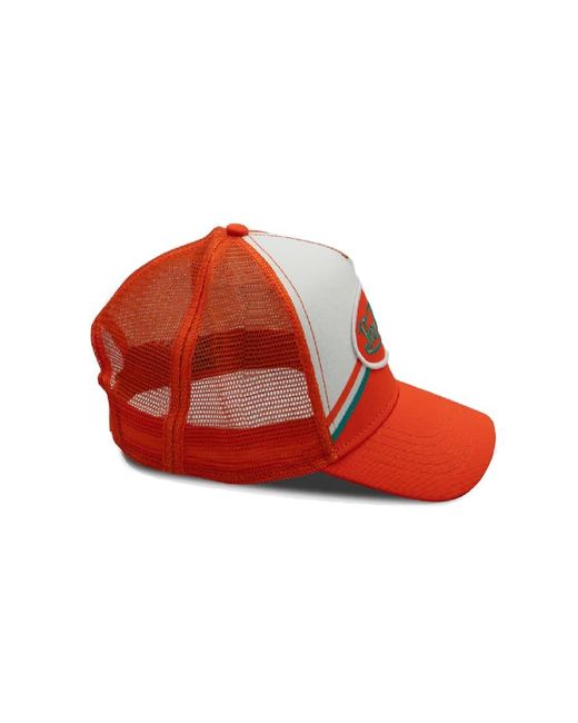 Von Dutch Red Raceway Trucker Cap for men