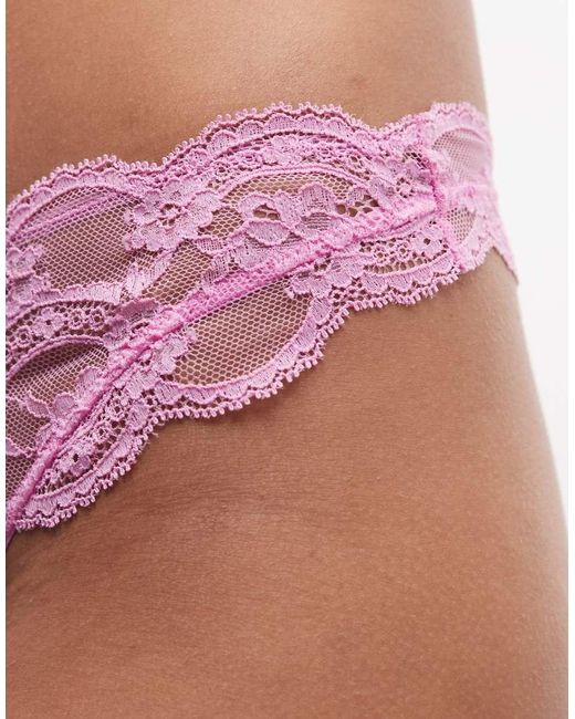 ASOS Red Lola Lace Thong