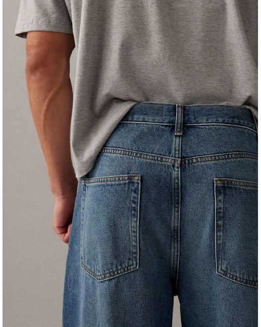 ASOS Blue Relaxed Tapered Jeans for men