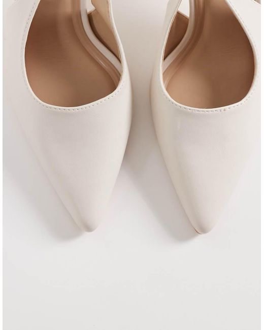 SEQWL Natural Salado Heeled Court Shoe