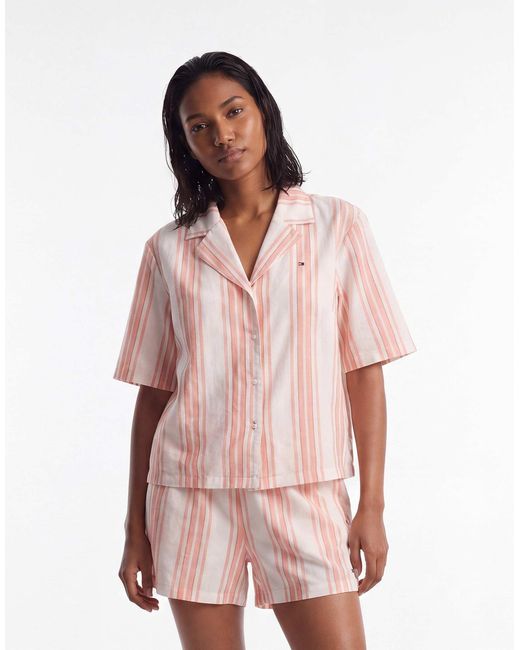 Tommy Hilfiger Pink Essentials Pyjama Set