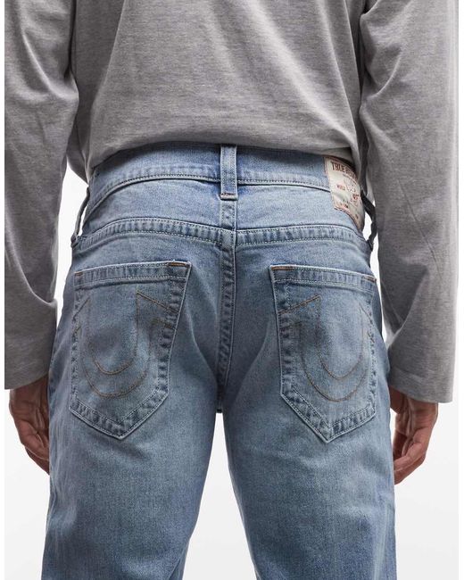 True Religion Blue Billy Tapered Jeans for men