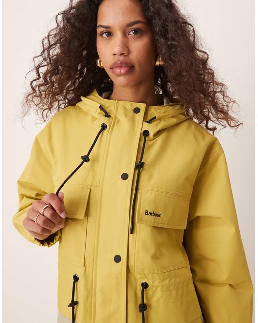 Barbour Natural Evie Showerproof Rain Coat