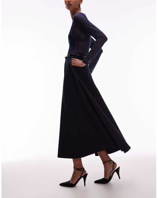 ASOS White Tailored Circle Skirt