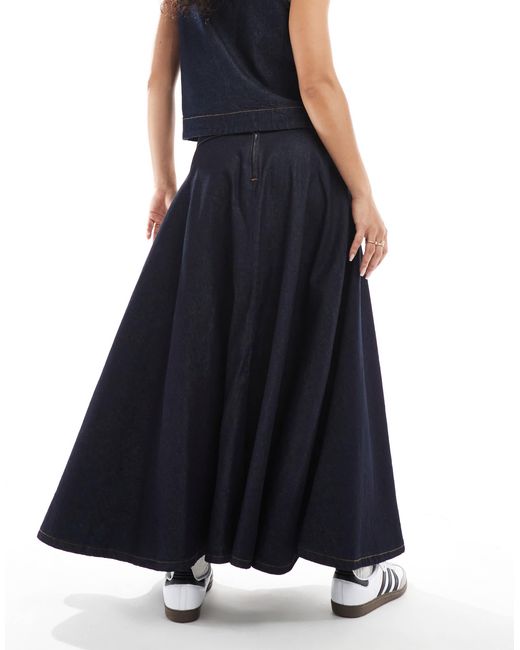 ASOS Blue – weiter jeansrock