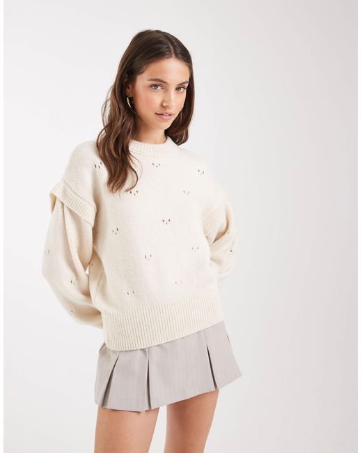 ASOS Natural – strickpullover
