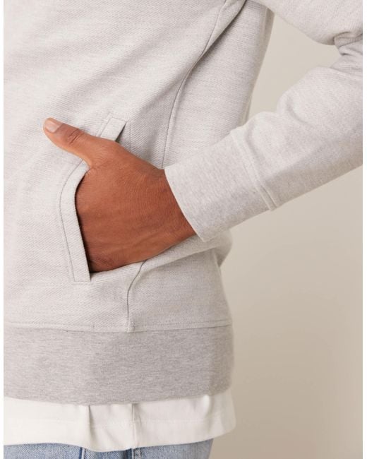 SELECTED Natural Jersey Bomber Jacket for men