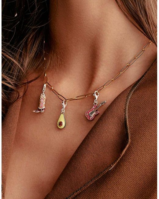 Thomas Sabo Pink Charm Pendant Electric Guitar
