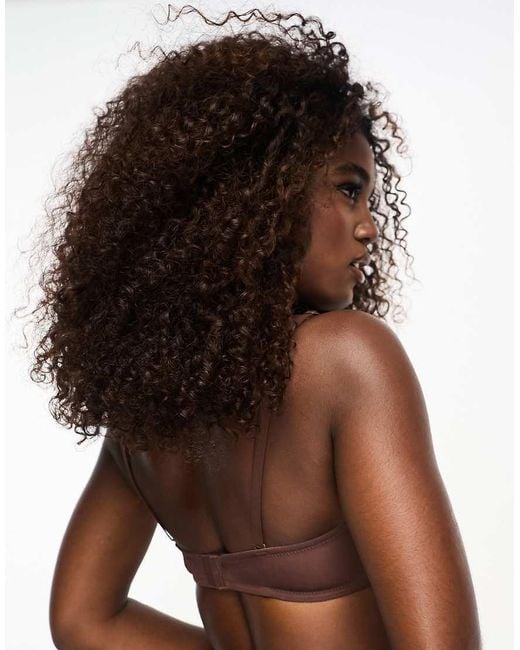 ASOS Brown Moulded Multiway Underwired Bra