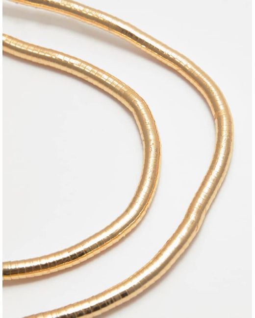 Pull&Bear Black Metallic Necklace