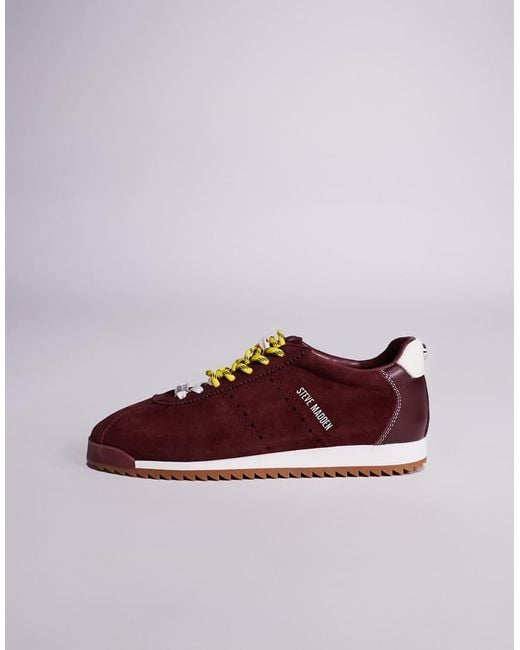 Steve Madden Red Mirage Gum Sole Sneakers