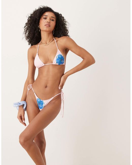 Motel Pink – lentra – seitlich gebundene bikinihose