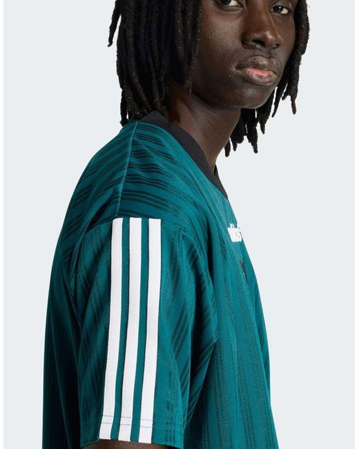 Adidas Originals Blue Liverpool Fc Polyester Tee 95 for men